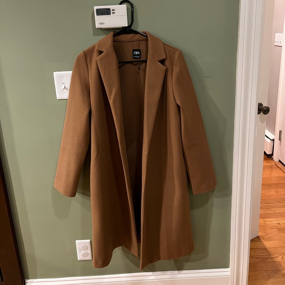 Zara Faux Wool Coat